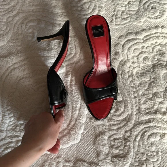 Coach leather sandals - Picture 2 of 7